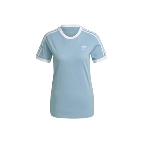 Adidas Originals T-Shirt Женская Небесно-Синий