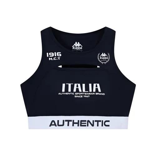 KAPPA Летний Топ Женский Черный