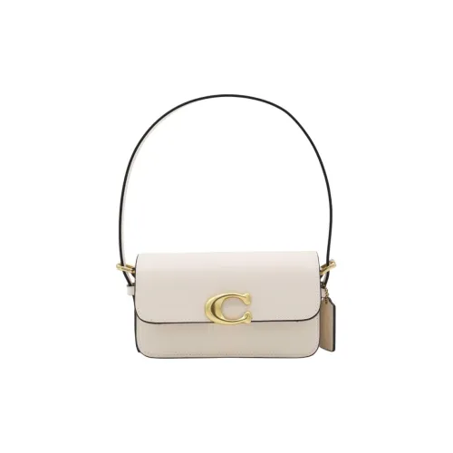 COACH Коровья кожа Одно плечо Сумка Стандартная Женская Экрю