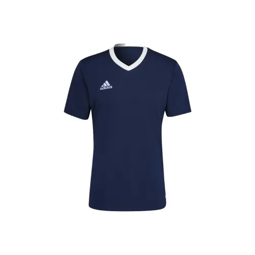 Adidas Entrada 22 Морской Синий Мужская Футбольная Джерси