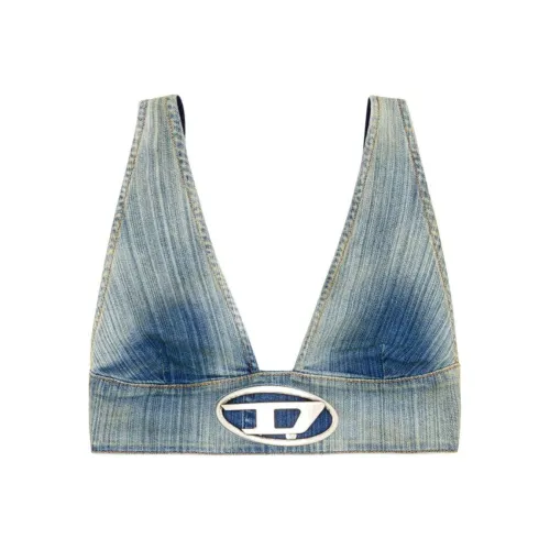 DIESEL Майка Женская Средняя Синий