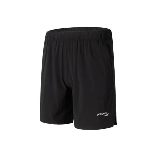 Saucony Глубокий Черный Мужские Спортивные Шорты