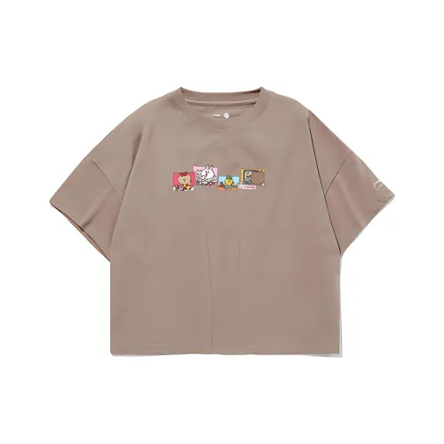 LINING Хаки Женские Рубашки T