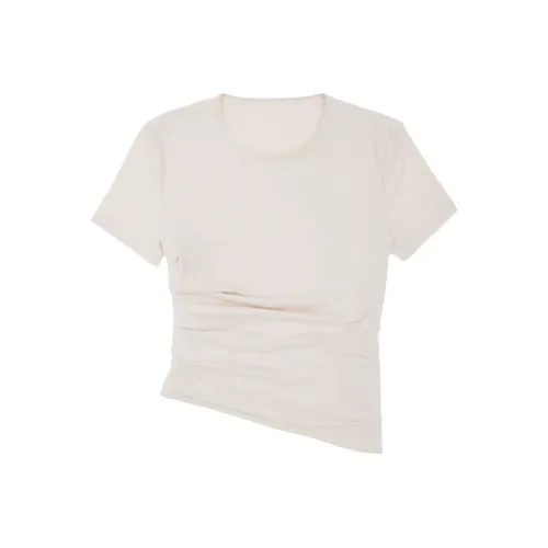 Helmut Lang Слоновая кость Женские Т-рубашки