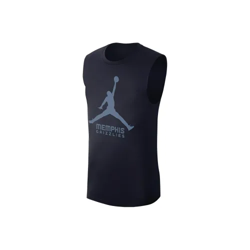 Jordan Баскетбольная Джерси Мужская Университетская Темно-синяя