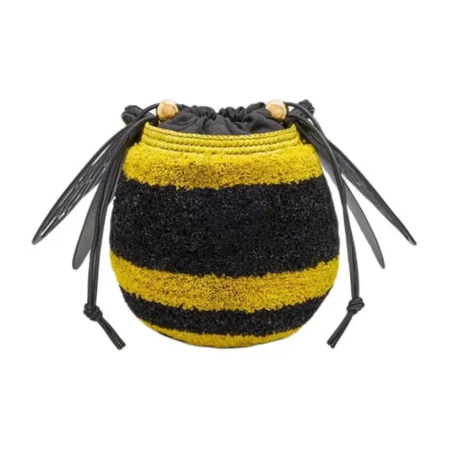 LOEWE Basket Плетеная соломенная сумка через плечо сумка на плечо женская желтая