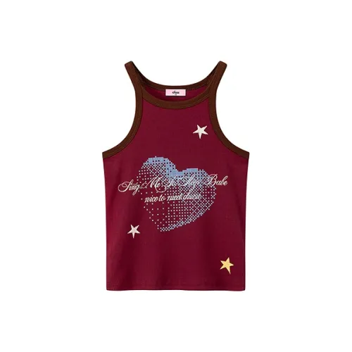 CHUU Бургундские Женские Майки