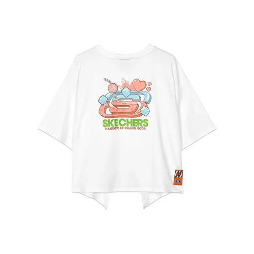 Skechers Hankou No. 2 Factory Joint Series Прямой крой T-рубашка Женская