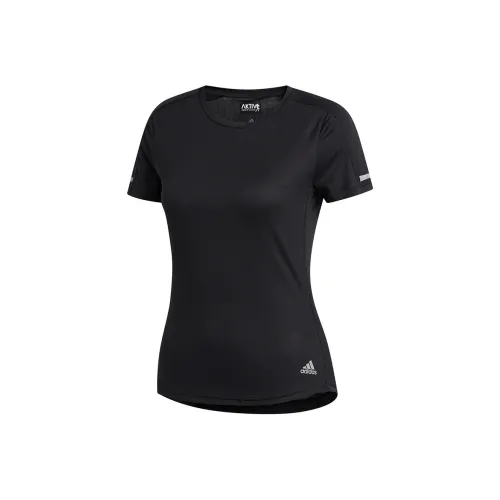 Adidas Комплект с короткими рукавами T-рубашка Женская Черный