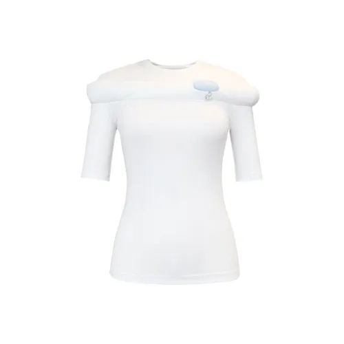 SIQIZ Белые Женские Футболки