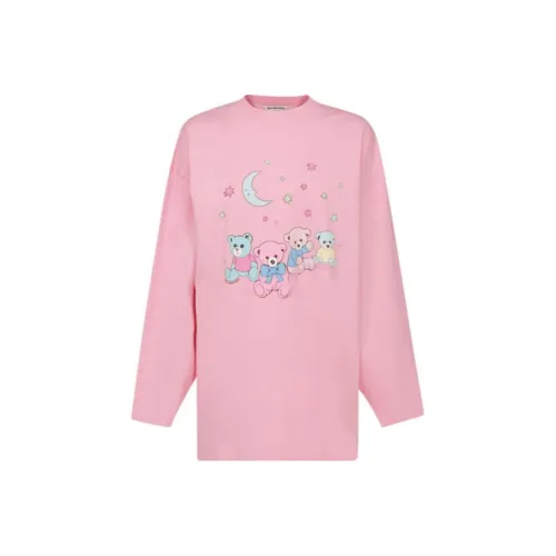 BALENCIAGA Розовые Женские Футболки