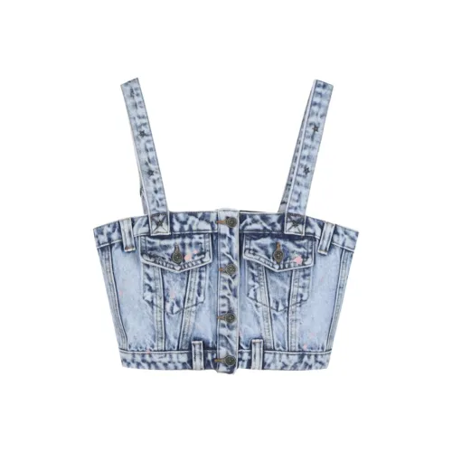 LALABOBO Топы Женские Средний Синий Белый