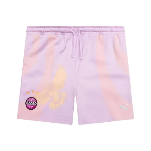 PUMA x KIDSUPER SS24 Повседневные шорты Унисекс Ярко-фиолетовый