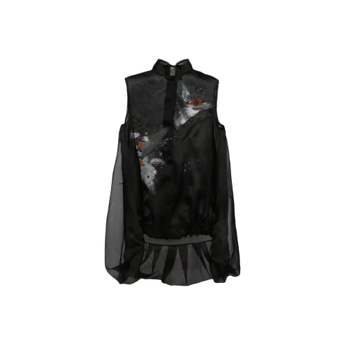 SHIATZY CHEN FW24 Майка Женская Черная