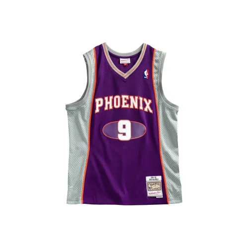 Mitchell Ness Фиолетовый Мужская баскетбольная футболка