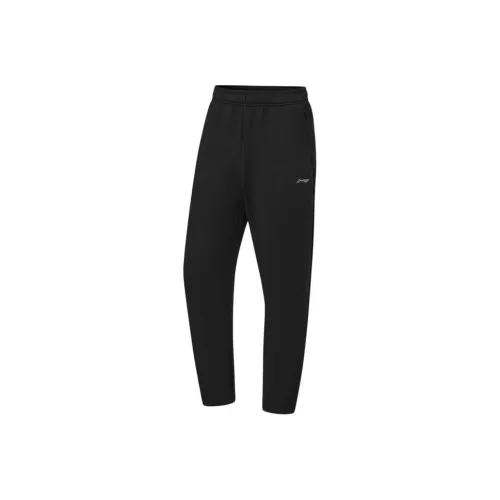 LINING Fitness Series Мужские спортивные брюки черного цвета