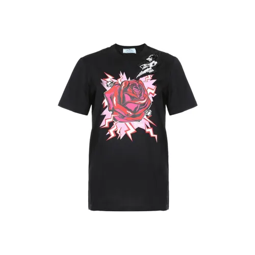 PRADA Черные Женские Рубашки T