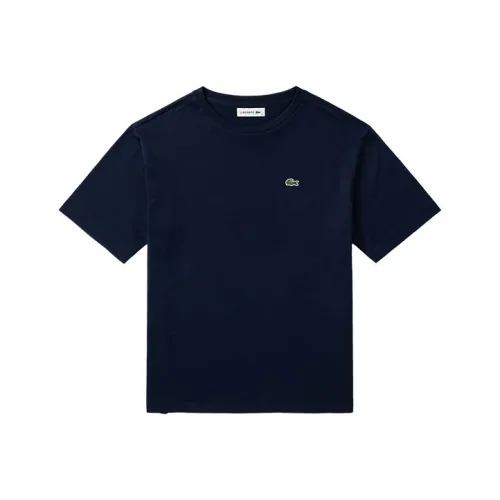 LACOSTE Темно-синие Женские футболки