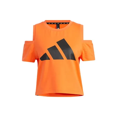 Adidas Апельсиновые Женские Футболки
