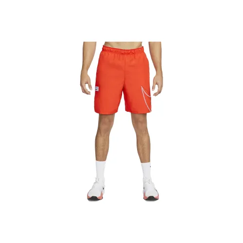 Nike Оранжевый Красный Мужские Спортивные Шорты