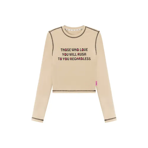 CHUU Длинный рукав Т-рубашка Женская