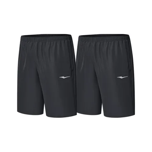 Erke Variety Training Collection Глубокий черный Мужские спортивные шорты