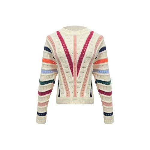 FOREVER 21 2022 A Line Loose Fit Sweater Women's White