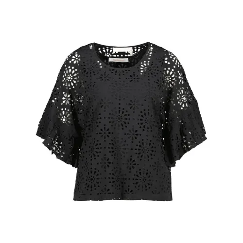 SEE BY CHLOE Черные Женские Т-рубашки