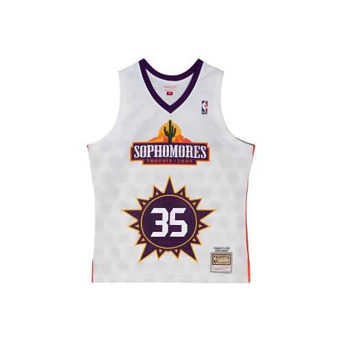 MITCHELL NESS Баскетбольная Джерси Унисекс Белая