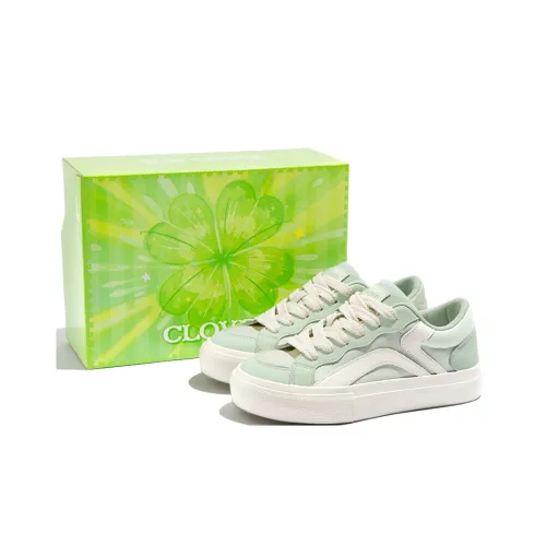 TUOPIN Pie Shoes Скейтборд Кроссовки Низкие Lucky Four Leaf Clover Женские