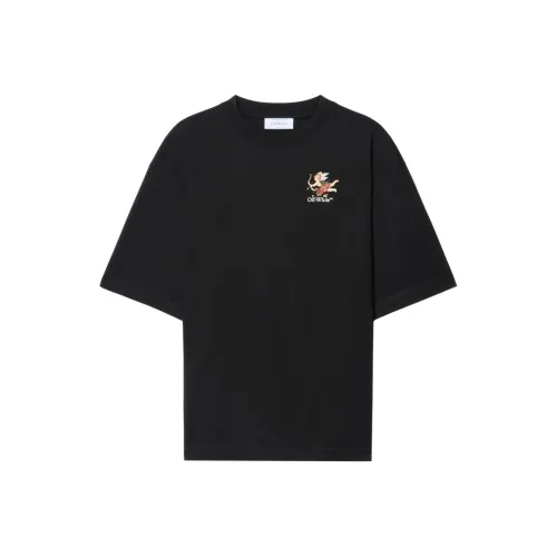 Off Белый T-Рубашка Женская Черная