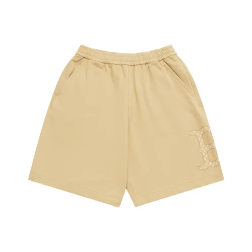 MLB MONOGRAM Коллекция Boston Red Sox SS25 Повседневные шорты Unisex Light Бежево-желтый
