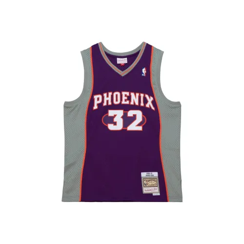 MITCHELL NESS Баскетбольная Джерси Мужская Фиолетовая Серая