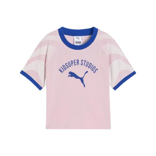 PUMA x KidSuper Studios T-Shirt Женская Светло-фиолетовая