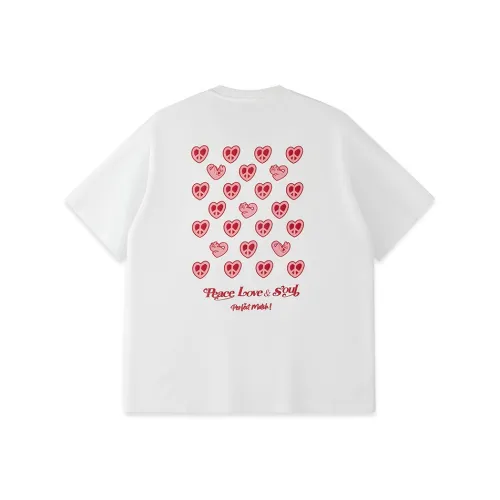 FILA FUSION FOB series T-Shirt Унисекс Стандартный Белый