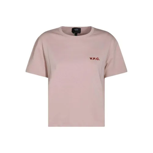 A.P.C T-рубашка Женская Светло-розовая