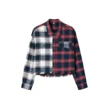 Красно-белый в клетку