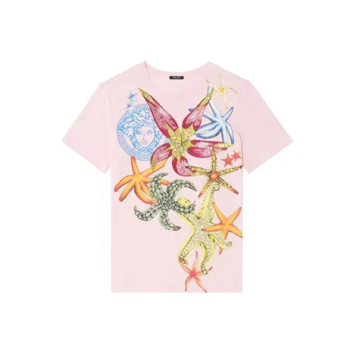 VERSACE Розовые Женские Футболки