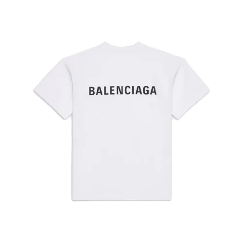 Balenciaga Т-рубашка с оборванным рукавом женская белая