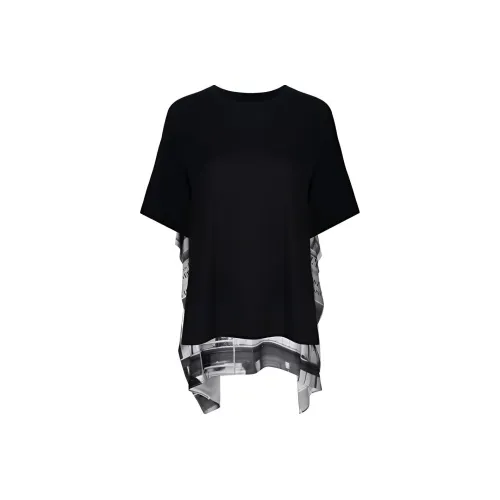 MM6 Maison Margiela Черные Женские Т-рубашки