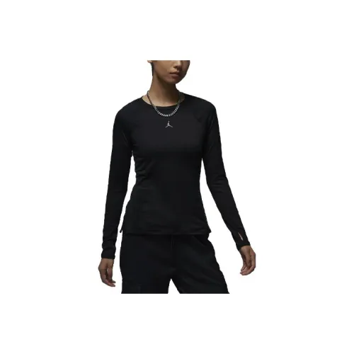 Jordan Черные Женские T-рубашки