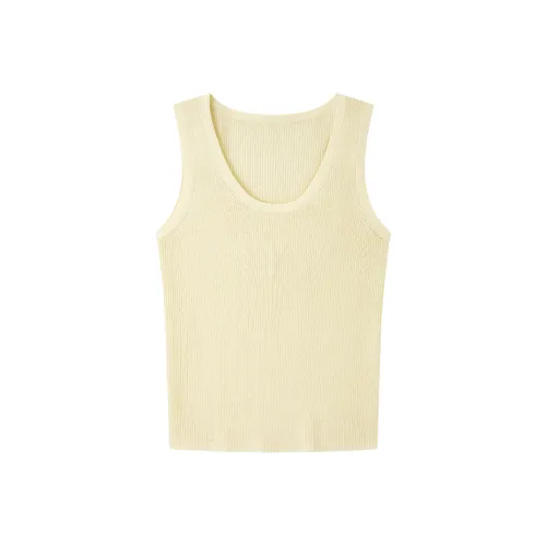 Yu Qianwen Майка Женская Кремово-Желтая