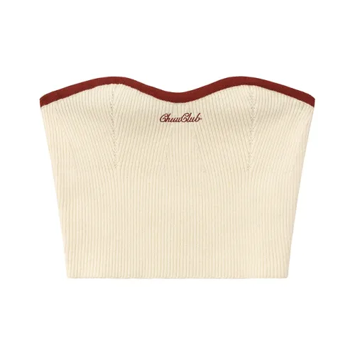 CHUU Белый абрикос Женские майки