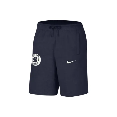 nike Penn State Повседневные шорты Мужские Коллегиальный морской синий Белый цвет вершины