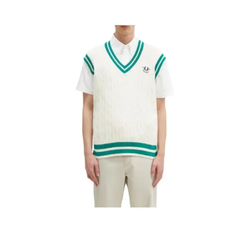 FRED PERRY Белый Мужской Жилеты
