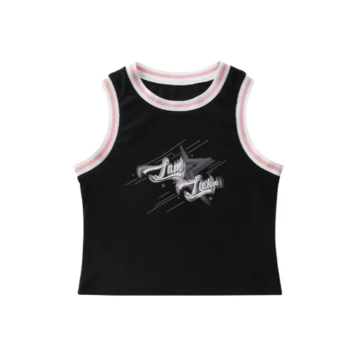 LAMLICKA Майка Женская Черная