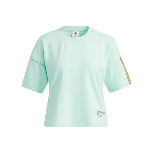 Adidas Originals Т-рубашка с рукавом-танк женская Frozen зеленая