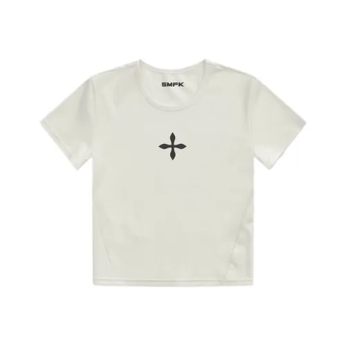 SMFK T-рубашка Женская Snow Mountain Белая