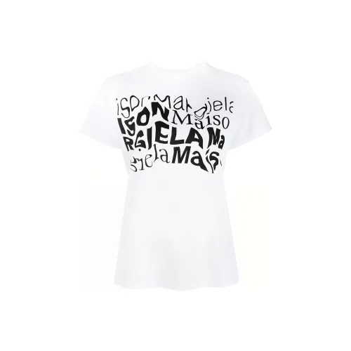 Maison Margiela SS21 Стандартная T-рубашка Женская Белая