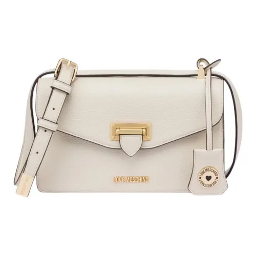 LOVE MOSCHINO Полиуретан Сумка через плечо Женская Айвори Белый